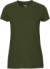 Dámske tričko z biobavlny - Neutral, farba - military, veľkosť - XL