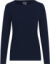 Dámske tričko s dlhým rukávom - Neutral, farba - navy, veľkosť - M