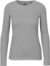 Dámske tričko s dlhým rukávom - Neutral, farba - sport grey, veľkosť - M