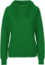 Dámska mikina s kapucňou z biobavlny - Neutral, farba - green, veľkosť - XL