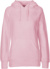 Dámska mikina s kapucňou z biobavlny - Neutral, farba - light pink, veľkosť - S