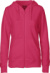 Dámska mikina s kapucňou z biobavlny - Neutral, farba - pink, veľkosť - XL