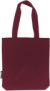 Taška z bio bavlny - Neutral, farba - bordeaux, veľkosť - Onesize