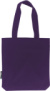Taška z bio bavlny - Neutral, farba - purple, veľkosť - Onesize