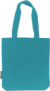 Taška z bio bavlny - Neutral, farba - teal, veľkosť - Onesize