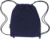 Športový vak z biobavlny Fairtrade - Neutral, farba - navy, veľkosť - Onesize