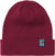 Pletená bio čiapka z fairtrade bavlny - Neutral, farba - bordeaux, veľkosť - Onesize