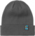Pletená bio čiapka z fairtrade bavlny - Neutral, farba - charcoal, veľkosť - Onesize