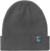 Pletená čiapka z bio bavlny s certifikátom Fairtrade - Neutral, farba - charcoal, veľkosť - Onesize