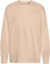Oversize tričko s dlhým rukávom z organickej bavlny "Tiger" - Neutral, farba - sand, veľkosť - XXL