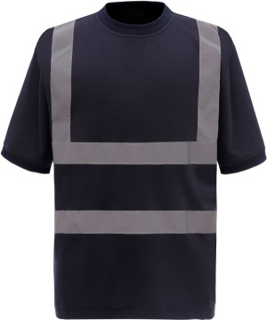 Výstražné tričko s vysokou viditeľnosťou