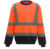 Reflexná mikina - Yoko, farba - hi vis orange/navy, veľkosť - S