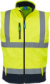 Hi-Vis softshellová vesta - Yoko, farba - hi vis yellow/navy, veľkosť - M