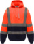 Hi-Vis mikina s kapucňou - Yoko, farba - hi vis orange/navy, veľkosť - L