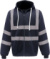 Hi-Vis mikina s kapucňou - Yoko, farba - navy, veľkosť - 3XL