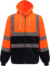 Hi-Vis mikina s kapucňou - Yoko, farba - hi vis orange/navy, veľkosť - M