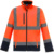 Hi-Vis softshellová bunda - Yoko, farba - hi vis orange/navy, veľkosť - M