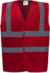 Výstražná bezpečnostná vesta Hi-Vis - Yoko, farba - red, veľkosť - XXL