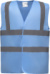 Výstražná bezpečnostná vesta Hi-Vis - Yoko, farba - sky blue, veľkosť - S