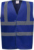 Výstražná bezpečnostná vesta Hi-Vis - Yoko, farba - royal blue, veľkosť - XL