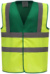 Výstražná bezpečnostná vesta Hi-Vis - Yoko, farba - paramedic green/hi vis yellow, veľkosť - S