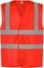 Hi-Vis reflexná sieťovaná vesta - Yoko, farba - red, veľkosť - 3XL
