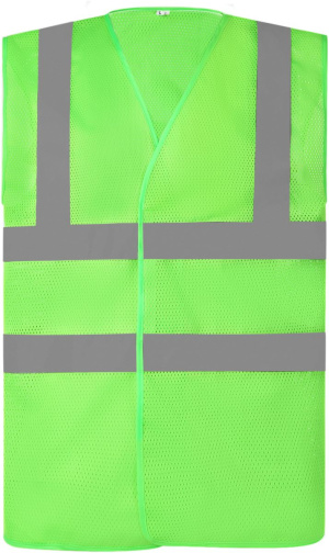 Hi-Vis reflexná sieťovaná vesta