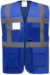 Hi-Vis multifunkčná vesta - Yoko, farba - royal blue, veľkosť - 3XL