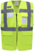 Hi-Vis sieťovaná bezpečnostná vesta - Yoko, farba - hi vis yellow, veľkosť - L