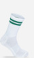 Tenisové ponožky „Basic“ - Mr.Socks, farba - white/green, veľkosť - 37-41