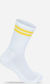 Tenisové ponožky „Basic“ - Mr.Socks, farba - white/yellow, veľkosť - 42-46