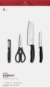 Victorinox Classic 6.7133.41G Kuchynská sada s nožom Santoku - 4 ks - Victorinox