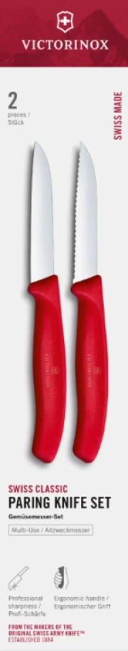 Victorinox Swiss Classic 6.7491.2C1 Sada nožov 2 ks červená