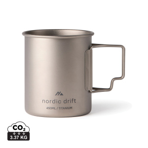 Nordic Drift Trail Ultra Ľahký Titánový Hrnček 450 ml