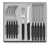 Victorinox Swiss Modern Príborová sada - 12 ks - čierna - Victorinox