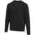 Jasper unisex sveter s okrúhlym výstrihom z organického recyklovaného materiálu OCS s gramážou 280 g/m² - Elevate, farba - černá, veľkosť - 4XL