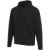 Jasper unisex mikina s kapucňou z organického recyklovaného OCS materiálu s gramážou 280 g/m² - Elevate, farba - černá, veľkosť - 3XL
