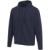 Jasper unisex mikina s kapucňou z organického recyklovaného OCS materiálu s gramážou 280 g/m² - Elevate, farba - námornícka modrá, veľkosť - 5XL