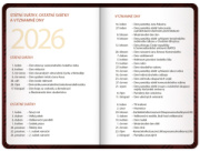 NOTIQUE Študentský diár Harry Potter CZ (september 2026 – december 2027), 9,8 x 14,5 cm