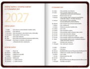 NOTIQUE Študentský diár Harry Potter CZ (september 2026 – december 2027), 9,8 x 14,5 cm