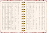 NOTIQUE Špirálový 18-mesačný diár Petito – Mraky 2026/2027, 13 x 18 cm