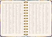 NOTIQUE Špirálový 18-mesačný diár Petito – Farebný achát 2026/2027, 13 x 18 cm