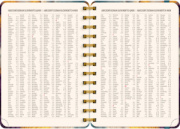 NOTIQUE Špirálový 18-mesačný diár Petito – Farebný achát 2026/2027, 13 x 18 cm