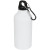 Matná športová fľaša Oregon 400 ml s karabínkou, farba - bílá