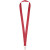 Lanyard Impey s praktickým háčikom, farba - červená