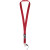 Lanyard Sagan s odpojiteľnou prackou, farba - červená