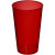 Plastový kelímok Arena 375 ml, farba - průhledná červená