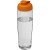 Športová fľaša s vyklápacím viečkom - 700 ml, farba - průhledná
