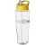 Športová fľaša s viečkom - 700 ml, farba - průhledná