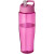 Športová fľaša s viečkom - 700 ml, farba - ružová
